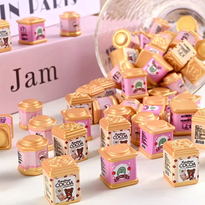 ขวดโหลขนมจำลองขนาดเล็ก 5 ชิ้น ของเล่นตกแต่งบ้านตุ๊กตา