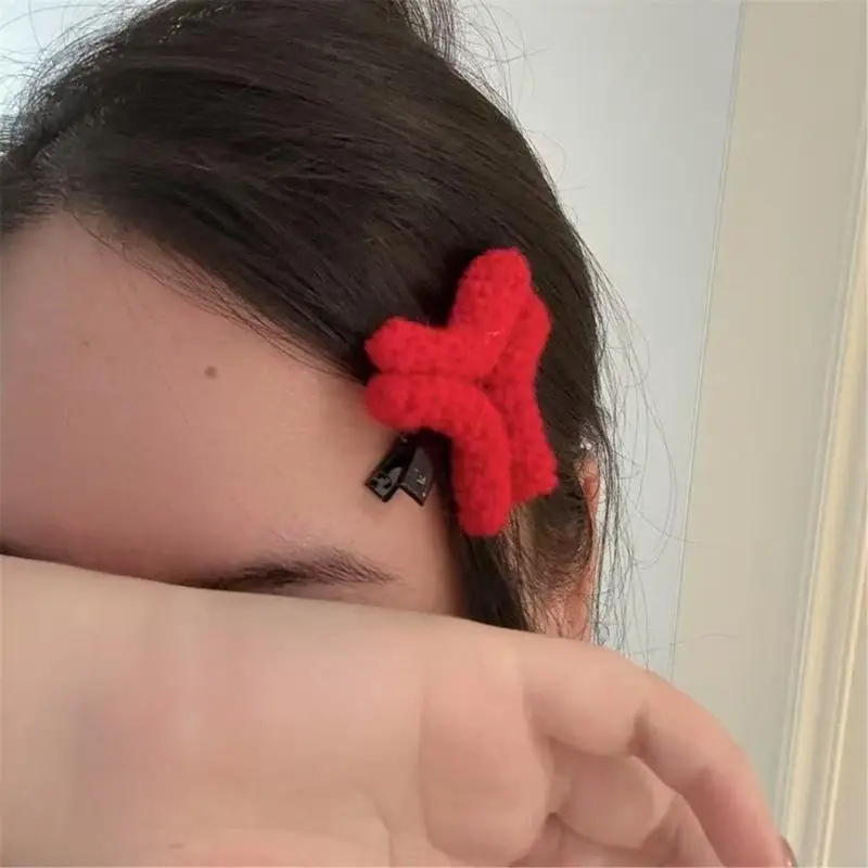 M6CD Creative Cartoon موضوع Hairpin Crochet Hair Clip