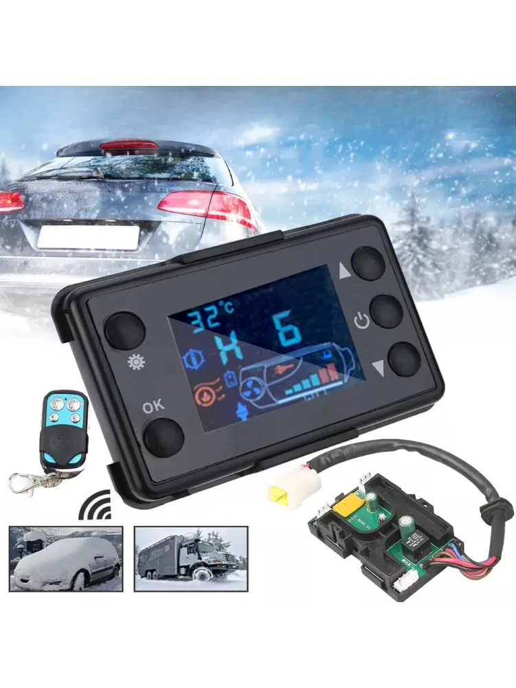 12V 24V 2KW 5KW 8KW ogrzewanie postojowe na olej napędowy Monitor LCD przełącznik tablica zdalnego sterowania płyta główna samochód ciężarowy Eberspacher Webasto — 2
