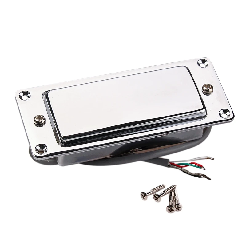 

LALA Chrome Silver Mini LP гитарный хамбакер звукосниматель герметичный звукосниматель музыкальные запасные части