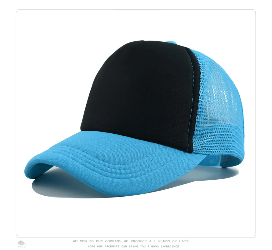 Men trucker hats Foam polyester sports baseball caps ventilate hats for adult men women gorros