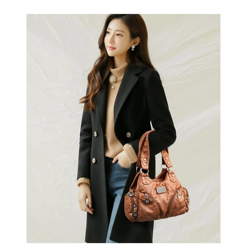 Сумка через плечо, трансграничная ретро-сумка из мягкой кожи для мотоцикла, новый стиль, европейская и американская модная сумка через плечо