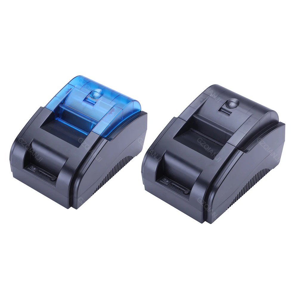 POS 58 USB & USB + بلوتوث لنظام أندرويد و IOS 58 مللي متر استلام الحرارية طابعة التذاكر الصغيرة فاتورة