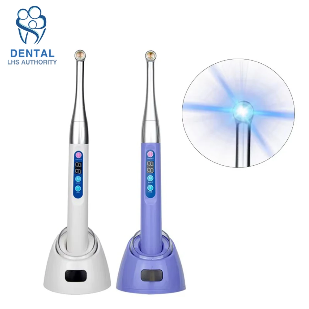 

Dental Led Curing Light LED Curing Lamp 1 Second Cure Blue Light Metal Head Dentistry Tool