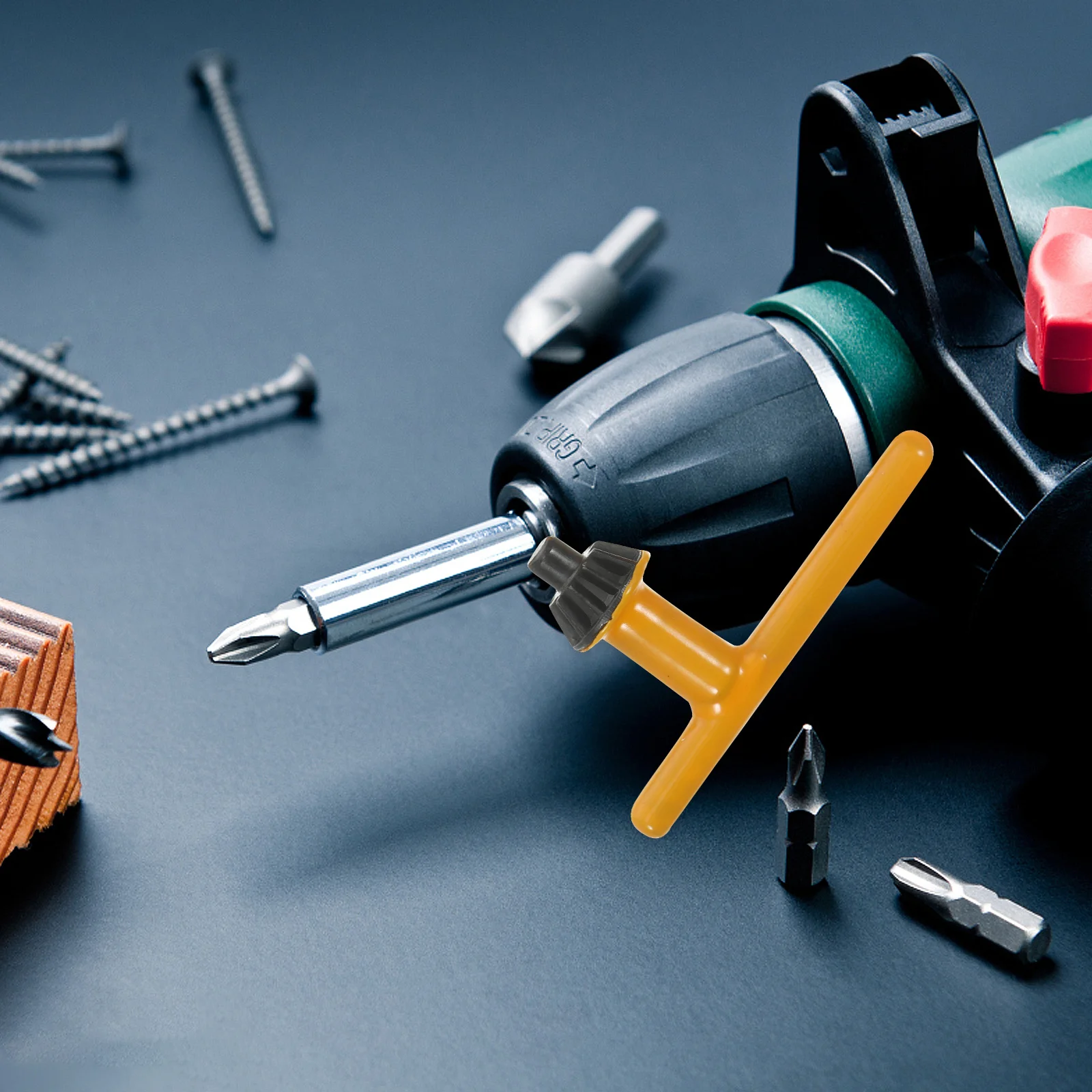 

4 шт. сменный ключ для сверлильного патрона, сверхмощный зажимной ключ для сверлильного станка, патрон, инструмент, повышенная эффективность работы, надежный