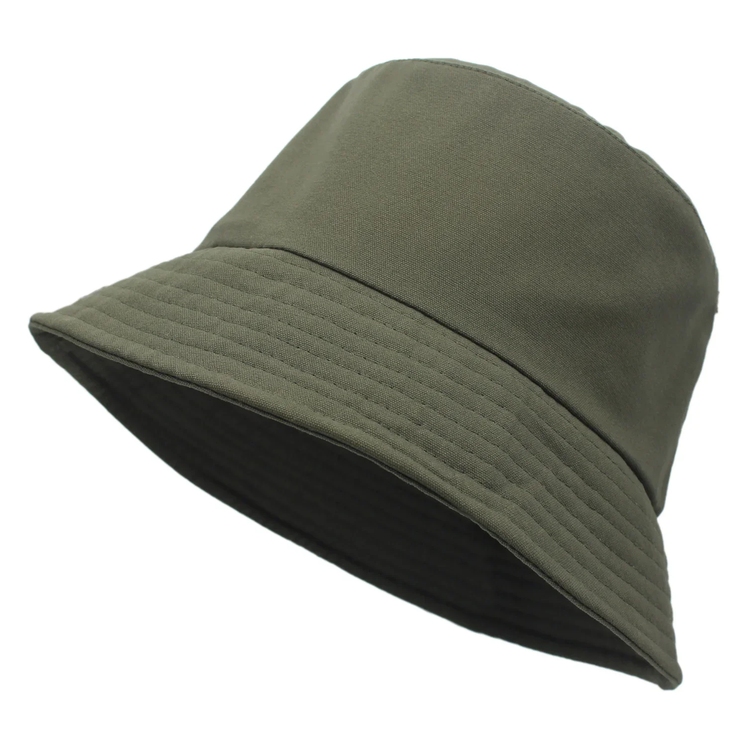 Big Head Bucket Hat 56-59cm for Men Women, UPF50+ Cotton Sun Hat, Windproof Fishing Cap with Chin Strap, Summer Outdoor