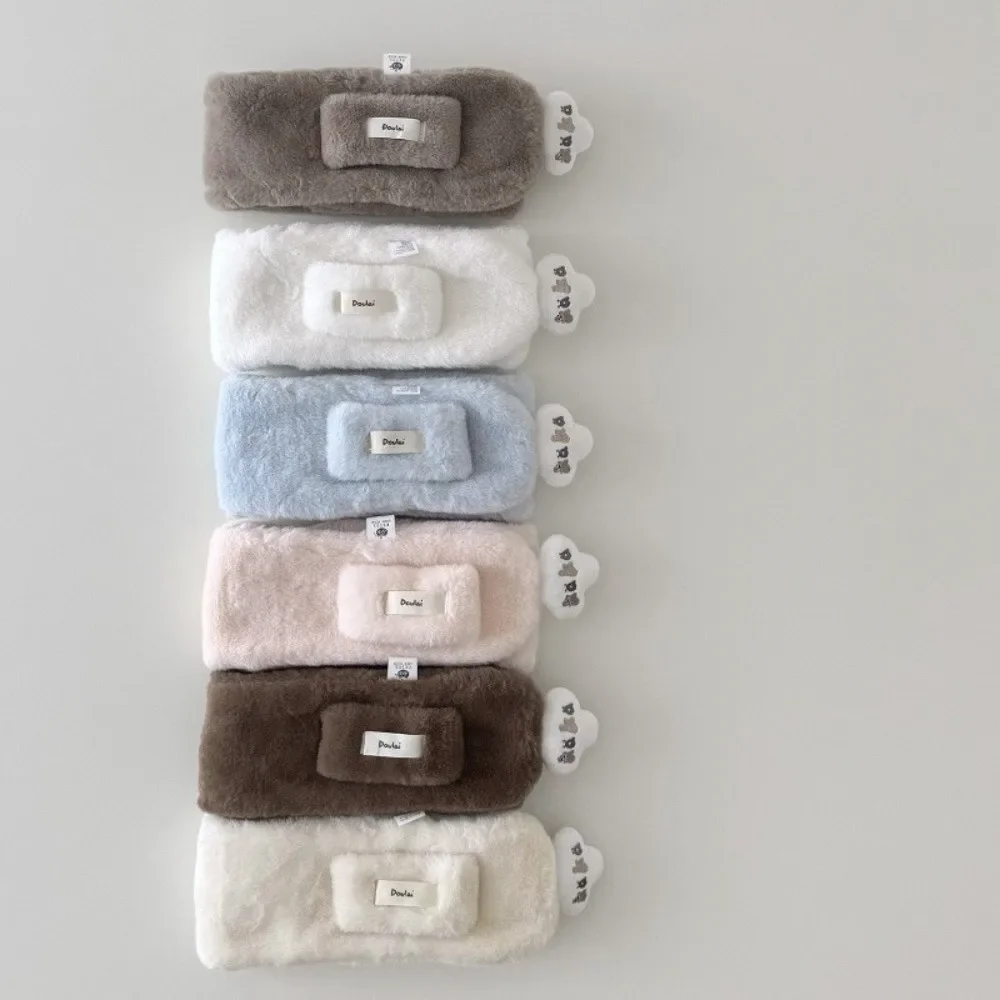 Fashion Cute Cartoon Scarves Windproof Cold Proof Warm Scarf Thickned Comfortable Cross Neckerchief Children