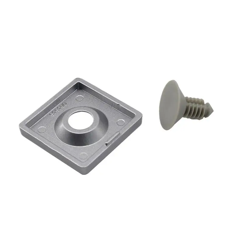 10PCS European Standard 2020/25/30/3030R/40/45/50/60 Profile Aluminum Alloy End Cap Without Tapping Using Metal Cover Plate Plug