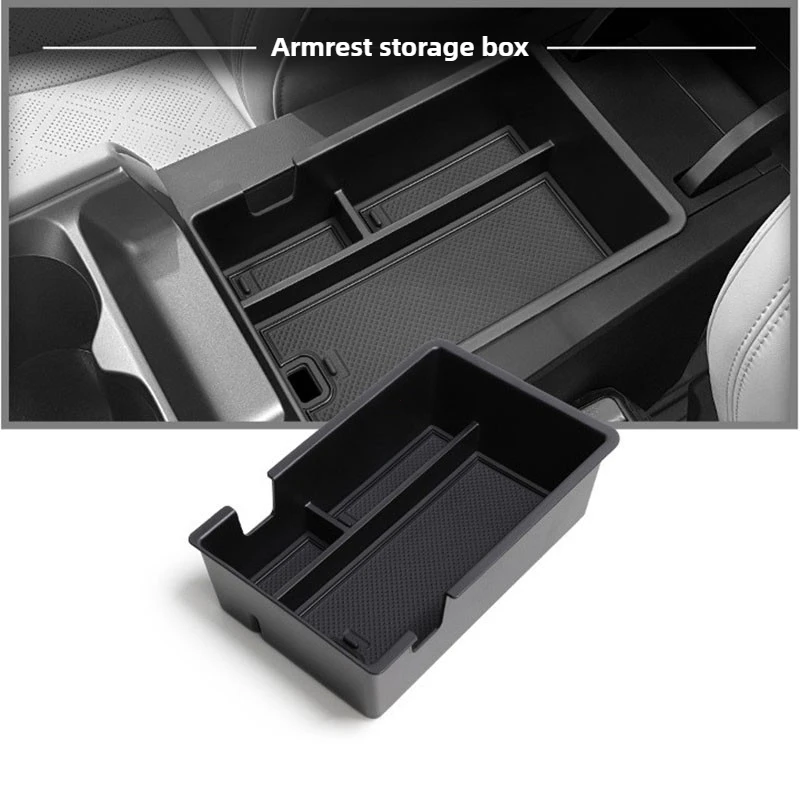 

For BYD ATTO 2 Yuan UP EV 2024 2025 Armrest Box Storage Tray Plate Console Holder Container Stowing Organizer Accessories