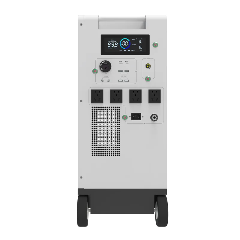 Portátil 5kWh All-In-One Home Energy Storage Bateria de lítio Inversor solar Grade híbrida montada na parede com porta de comunicação CAN