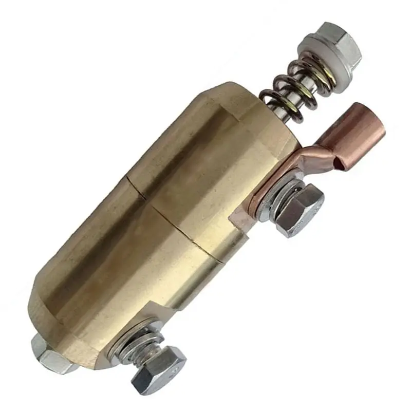 B08B-Welding Ground Clamp Adapter 1200A 360 Degree Rotating Brass Earth Connector For MIG TIG Plasma