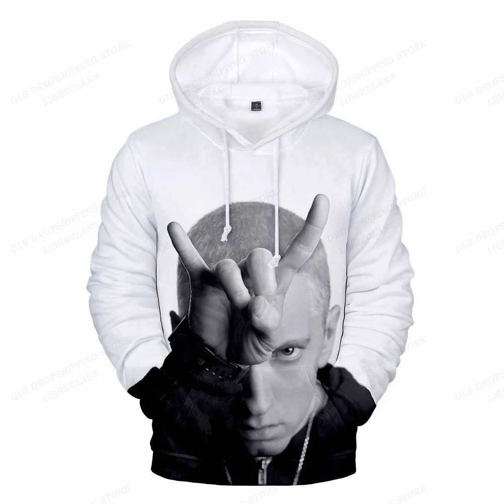 Rapper eminem 3D-Druck Hoodies Männer Frauen Mode Hoodie Sweat shit Mädchen Mäntel Rap Rock schwitzt Frauen kleidung übergroß