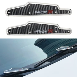 2pcs Car Windshield Wiper Spoiler for Scraping Water in Rain driving at high speeed, Aid Protector Separator Presser Universal