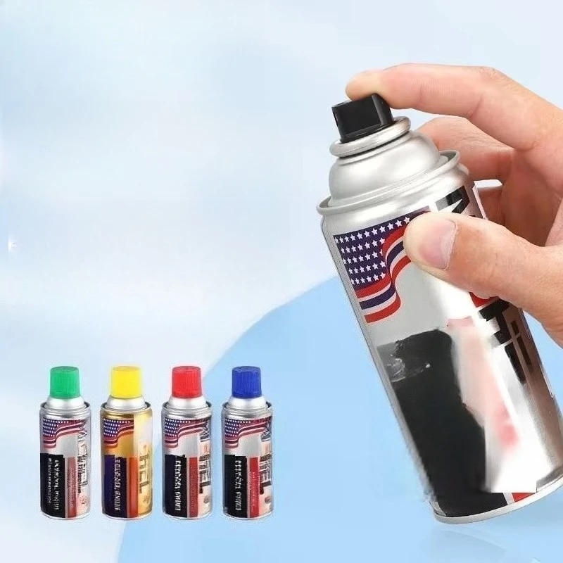 Automatic industrial filling machine small bottle spray painting equipment with pneumatic self spraying application