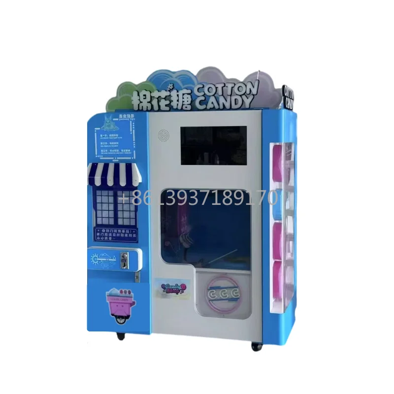 Sweet New Cotton Candy Vending Machine Cotton Candy Floss Machine Commercial Flower Cotton Candy Maker