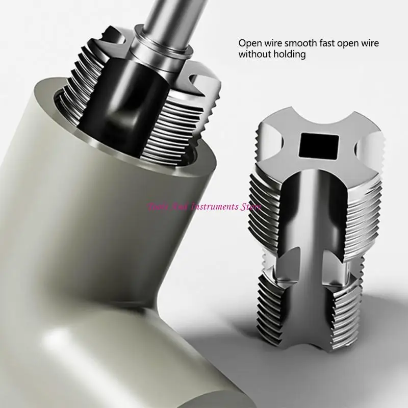 

Water Pipe Internal Thread Opener Tapered Pipe Thread Tap Water Pipe Thread Opener For PVC Plastic Pipe Accessories C7AC