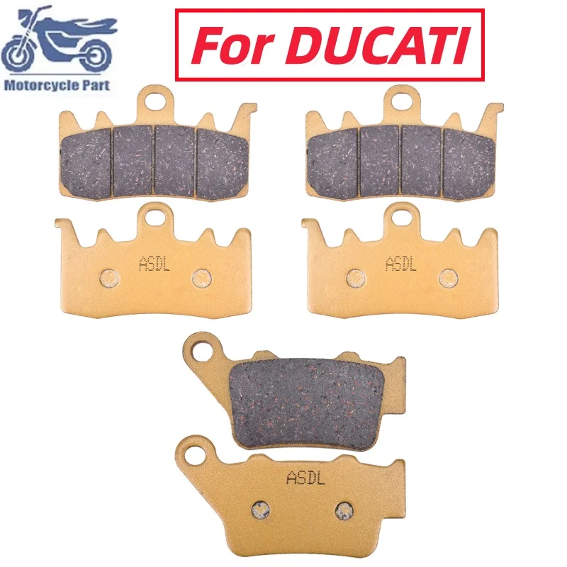 Durable Motorcycle Front and Rear Brake Pads For DUCATI 797 797+ Monster 803 1100 Scrambler 1079cc Monster 937cc Plus 2015-2021