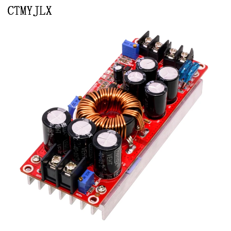 1200W 20A High Power DC-DC Boost Converter Step Up Power Supply Module 8-60V to 12-80V Adjustable Voltage Regulator Charger