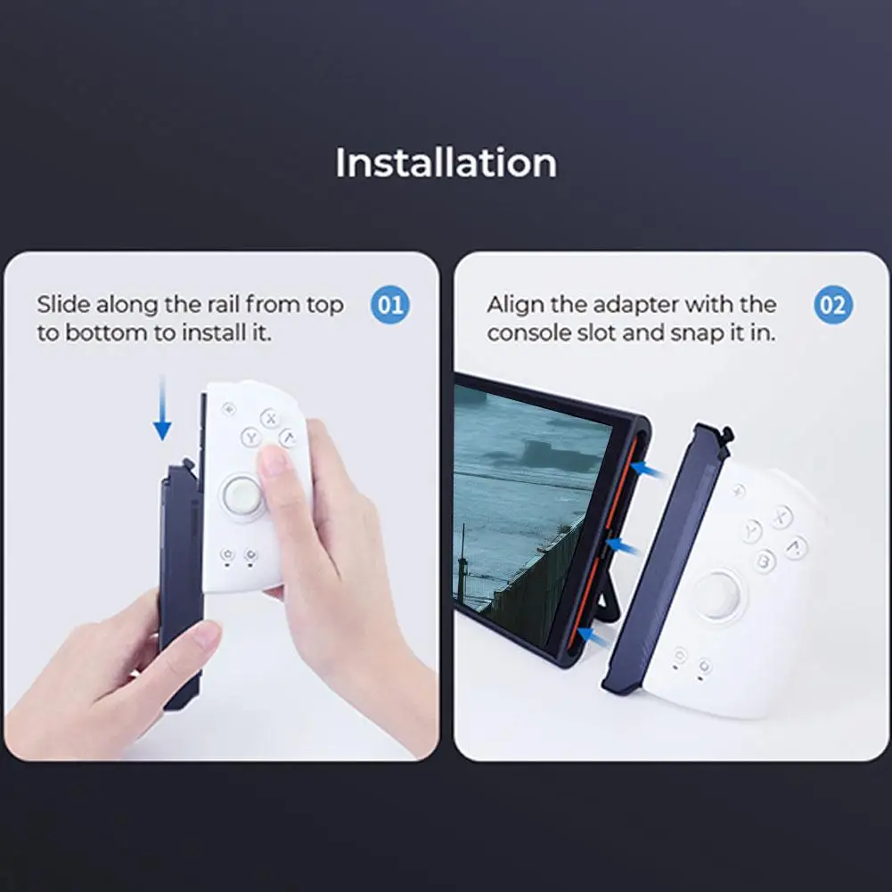 

Магнитный конвертер Joy-Con для Nintendo Switch 2, конвертер с разделенной ручкой Gen 1 в Gen 2, адаптер, аксессуары для игровой консоли