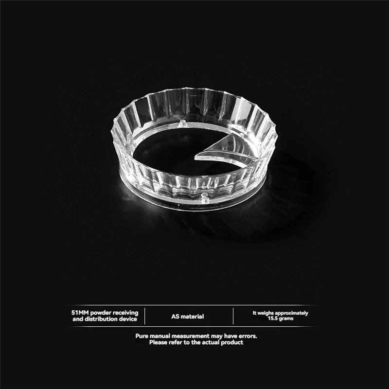 Кольцо для кофейного порошка, кольцо для эспрессо-машины, прозрачное кольцо для сбора порошка против лета, ручка для кофе, кольцо для порошка против лета