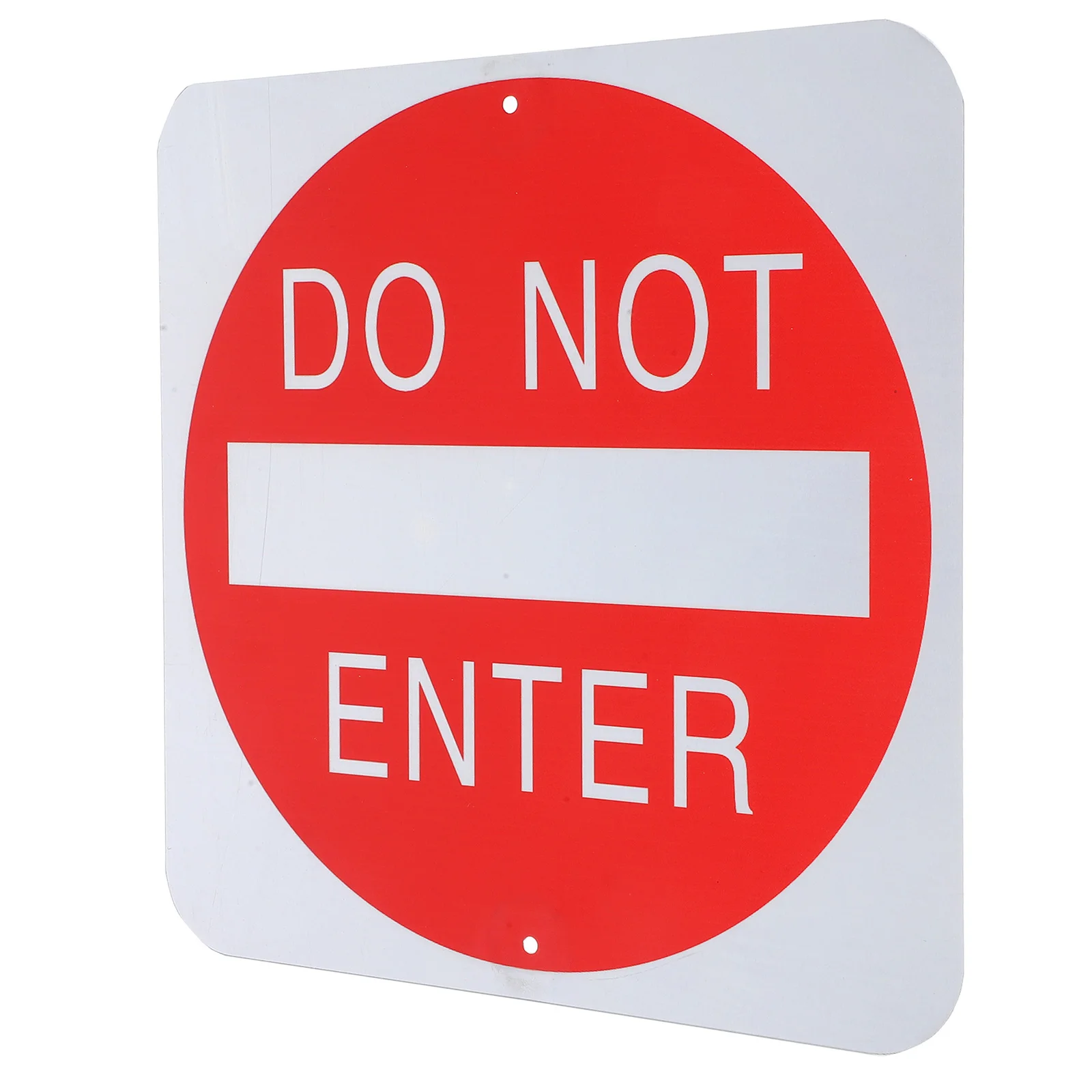 

The Sign Weatherproof Reflective Logo Safety Warning Sticker Aluminum Alloy Do Not Enter Signs