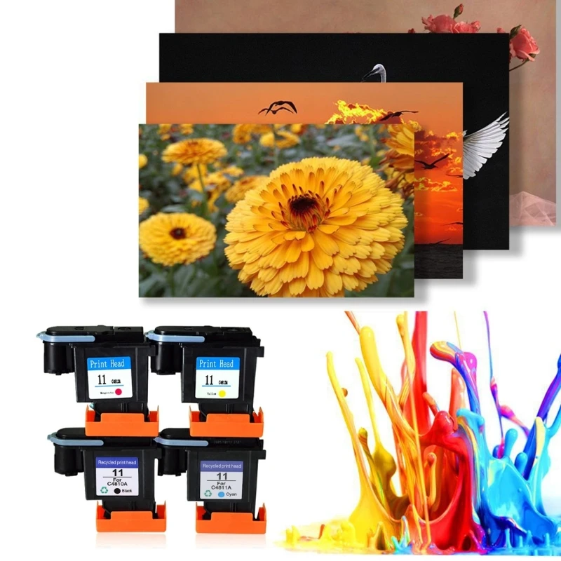 Print Head/Printhead With Ink Replacement For HP 11 100 HP510 HP800 HP110 C4810A C4811A C4812A C4813A HP500