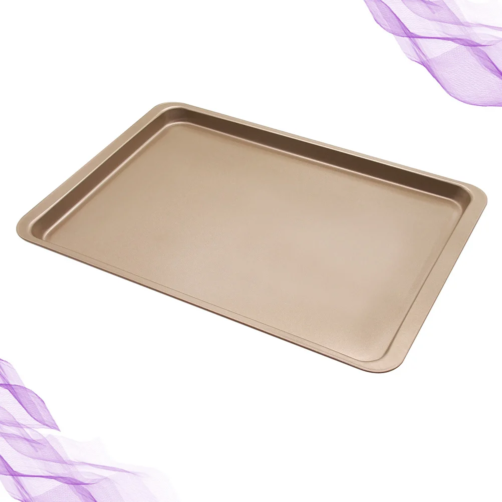 

14.5 Inch Carbon Steel Nonstick Rectangular Baking Mold Pan Flexible for Cakes Cookies Bread Carbon Steel Baking Pan