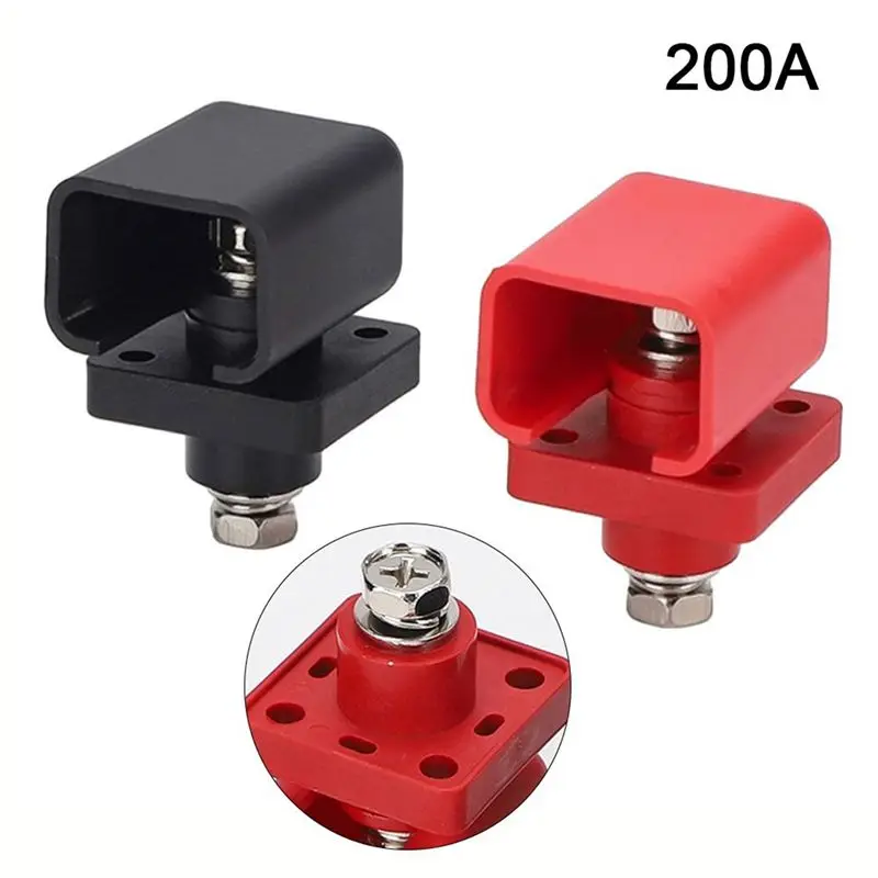 A84E-10Pcs 200A Energy Storage Lithium Battery Terminal High Current Lithium Battery Copper Terminal Connector