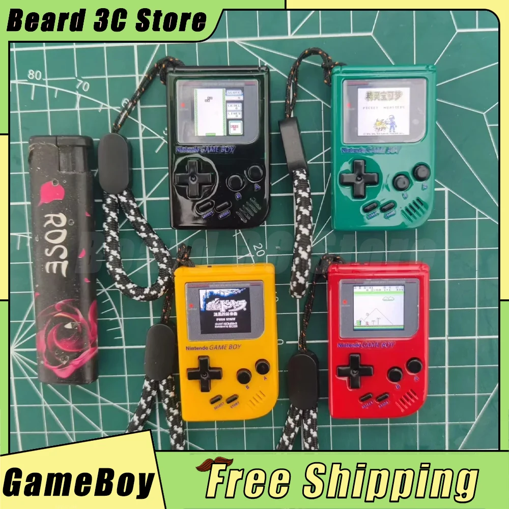 Mini GB Handheld Game Console 160*144 Screen Resolution Portable Mini GameBoy Custom Game Console TF Card 100+Game Toys Gifts