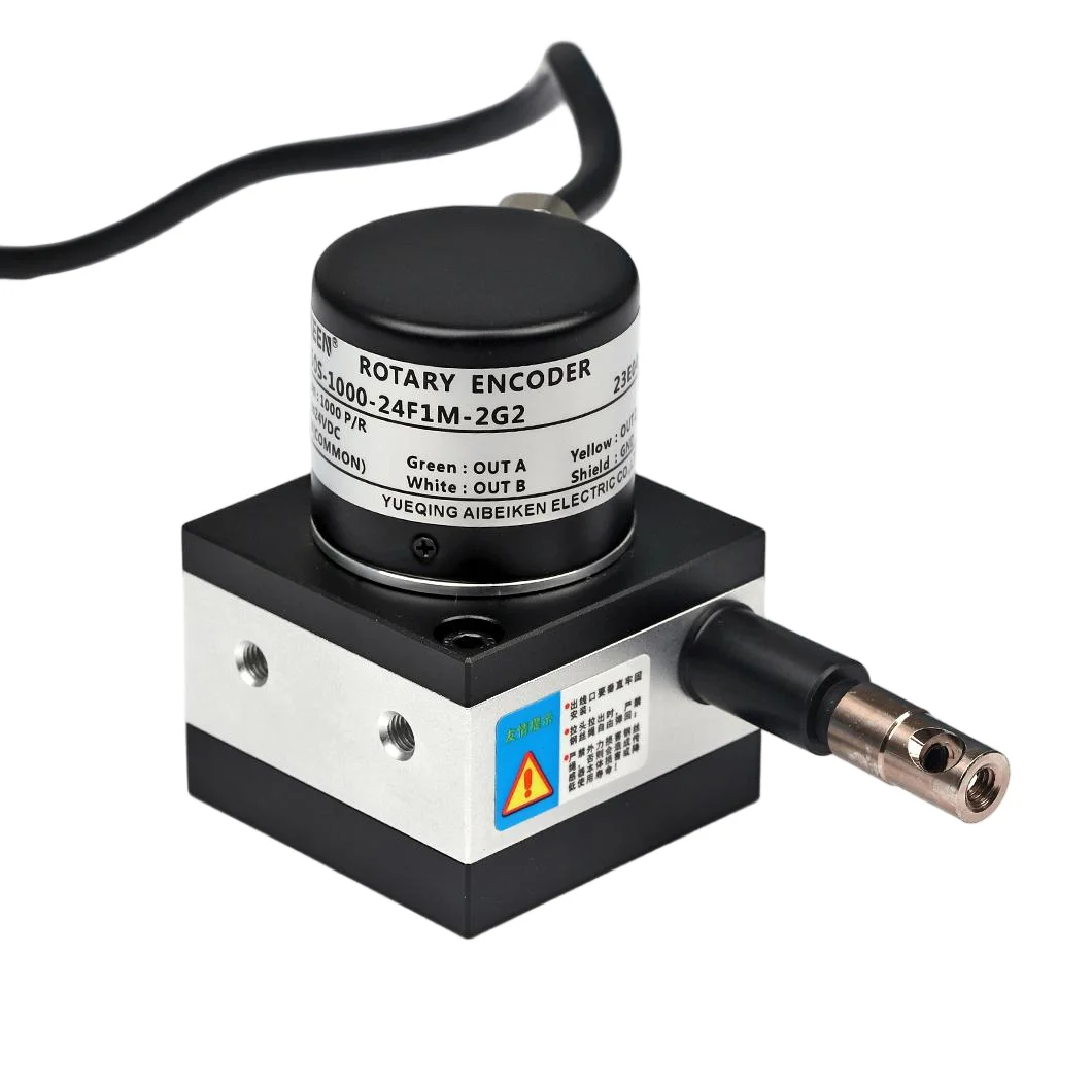 50MM Pulling Rope Encoder Pulse Wire Drawing String Encoder RS485 Rotary Incremental Encoder Linear Position Sensor 1M/2M Cable