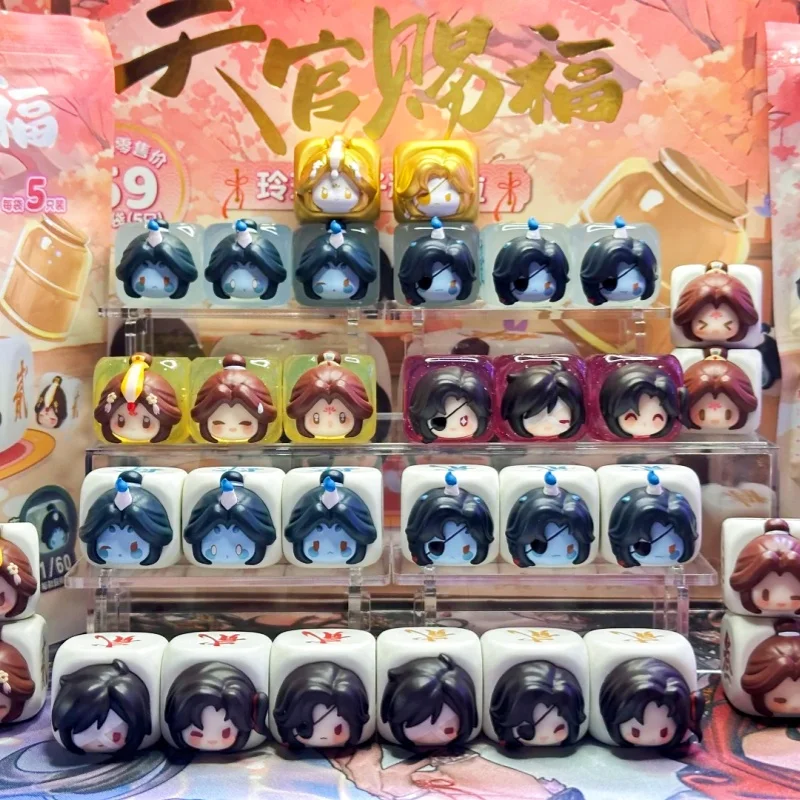 

Официальное благословение небеса, аниме-модель Linglong Dice, слепая коробка San Lang Xie Lian Hua, фигурка, коллекционная игрушка-сюрприз, подарок