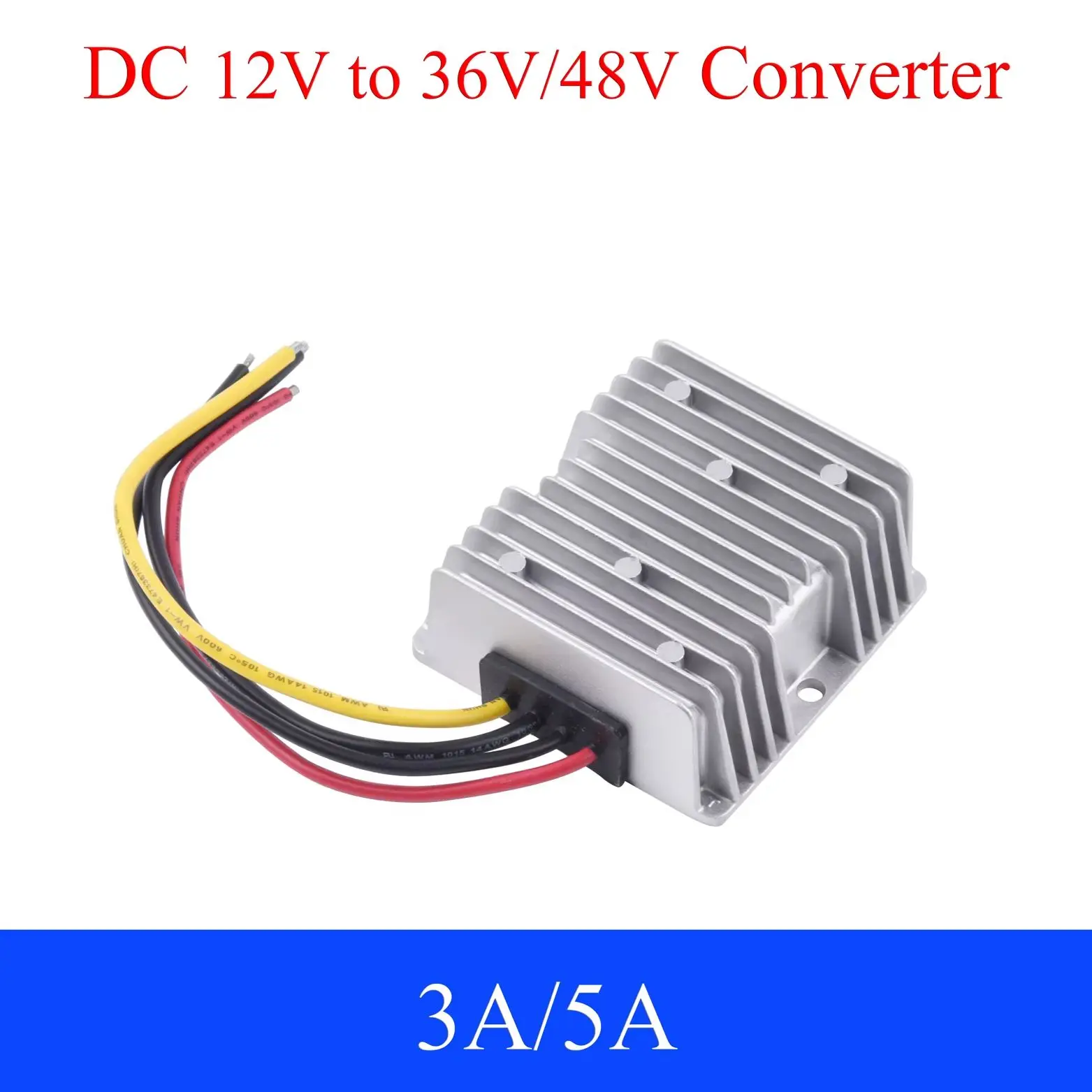 

12V/24V to 48V Power Converter 3A 5A DC Auto Boost Regulator Step-Up Voltage Power Supply Module For Car