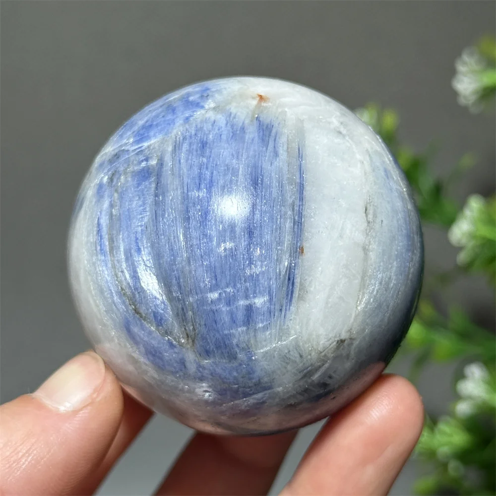 

Натуральный драгоценный камень: синий кварц, минеральная кварцевая сфера для энергетического и духовного исцеления, медитации, домашнего фэн-шуй декора + подставка