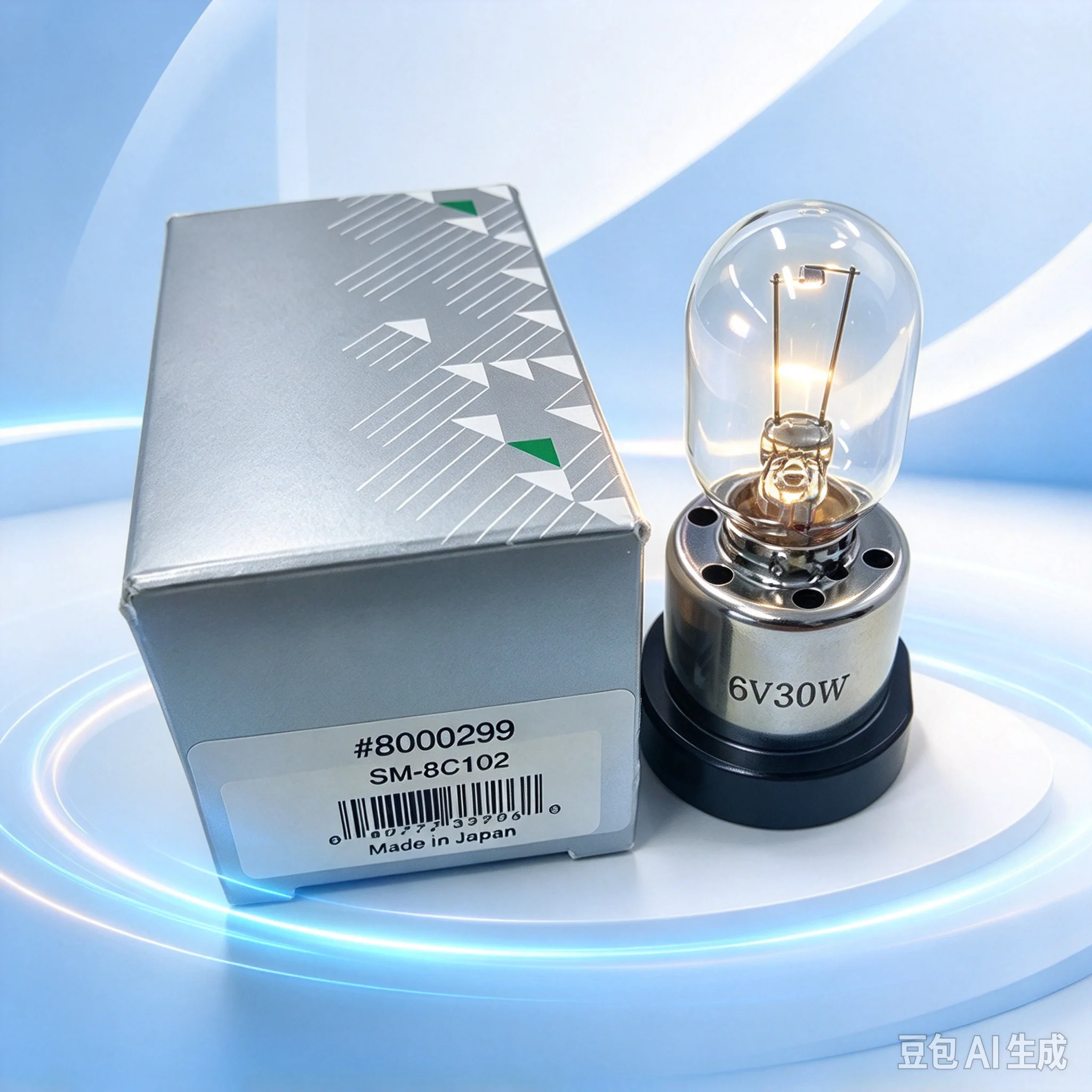 Pack SM-8C102 6V30W Microscope Light Bulb For USHIO #8000299 Olympus LS-30 Optical Lamp