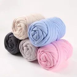 250g Chunky Cotton Yarn for Arm Knitting Crochet Super Saver Jumbo Giant Bulky for Making Pets House Blanket DIY Wool Yarn