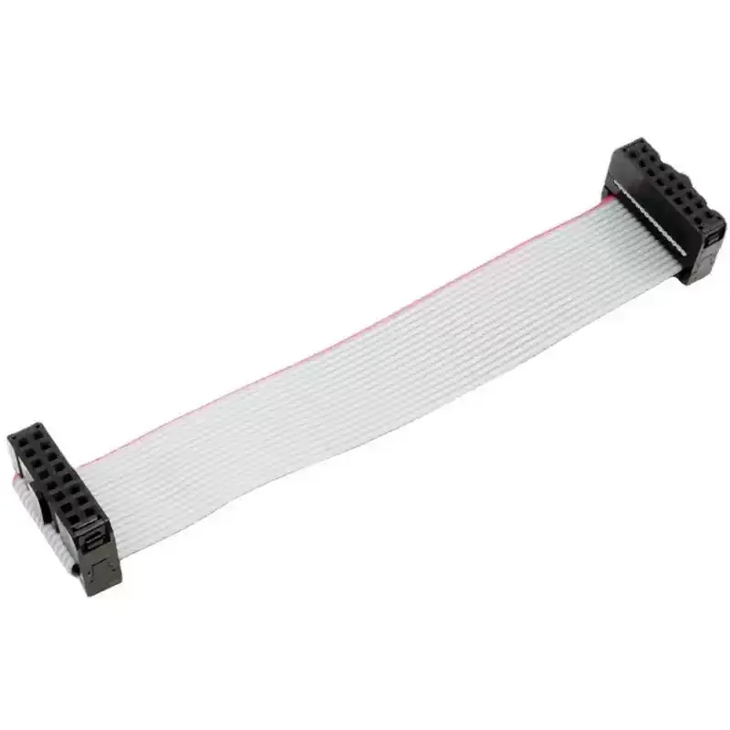 1/2PCS 2.54mm Pitch FC Gray Flat Ribbon Data Cable Connector for DC3 IDC Box Header 6/8/10/12/14/16/18/20/24/26/30/34/40/50 Pin
