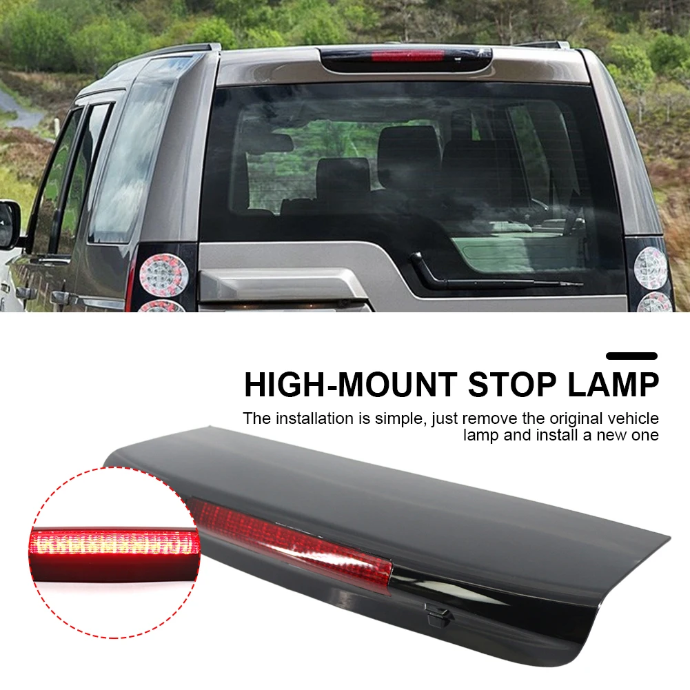 Car Rear 3rd Brake Light High Mounted Third Stop Brake Lamp for Land Rover Discovery LR3 LR4 3 2004-2009 4 2010-2016 LR029623