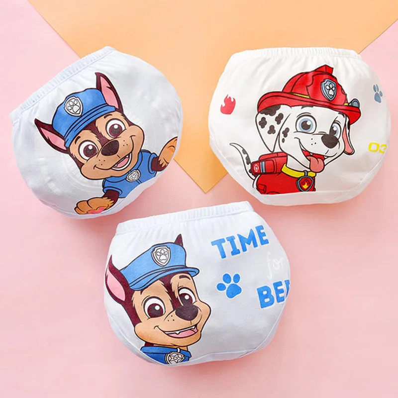 3pcs/Lot Genuine Paw Patrol Baby Boys Girls Briefs Cotton Panties Kids Underwears Children Short Underpants For 2-6 Years