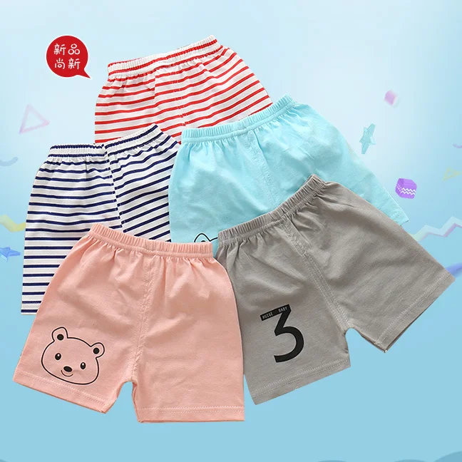 V-TREE Girls Shorts Summer Shorts For Boys Cotton Kids Shorts Children Beach Shorts Clothes Toddler Baby Clothing Pants