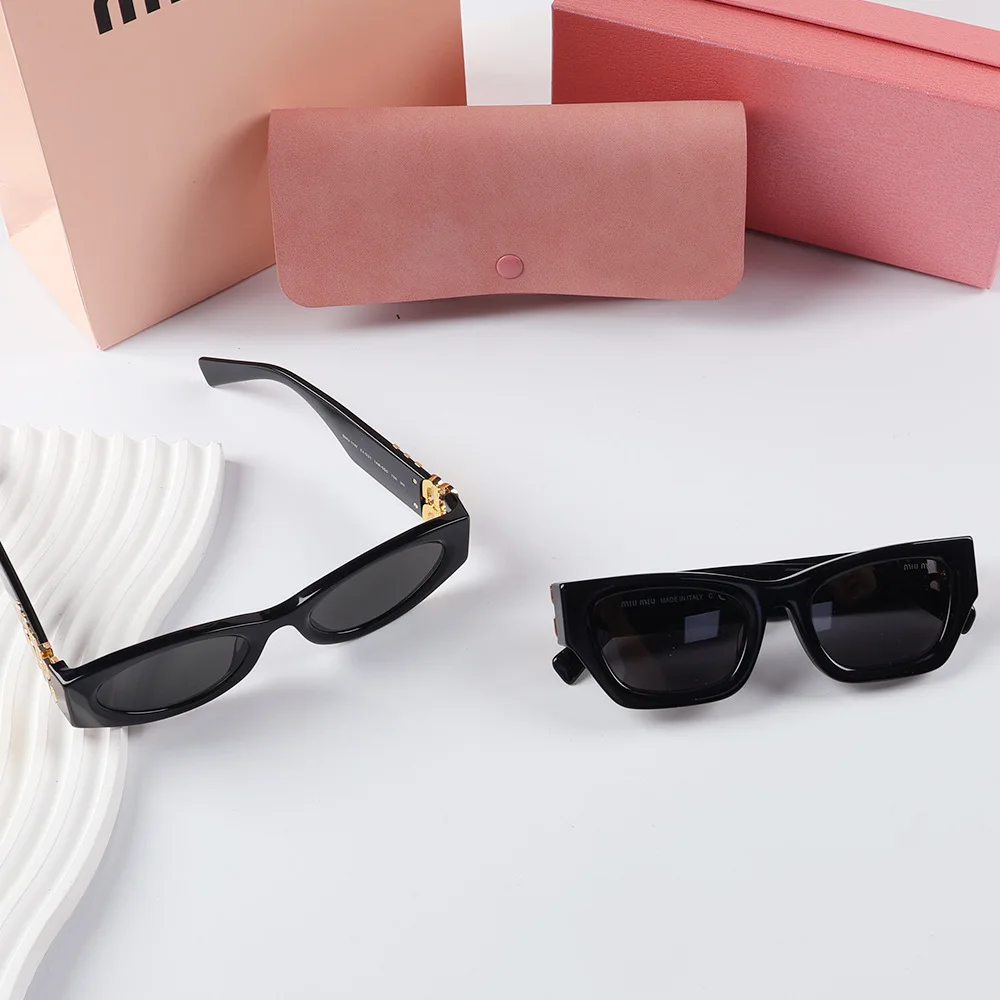 Модные солнцезащитные очки «кошачий глаз» 2024, дизайнерские роскошные солнцезащитные очки унисекс с защитой UV400