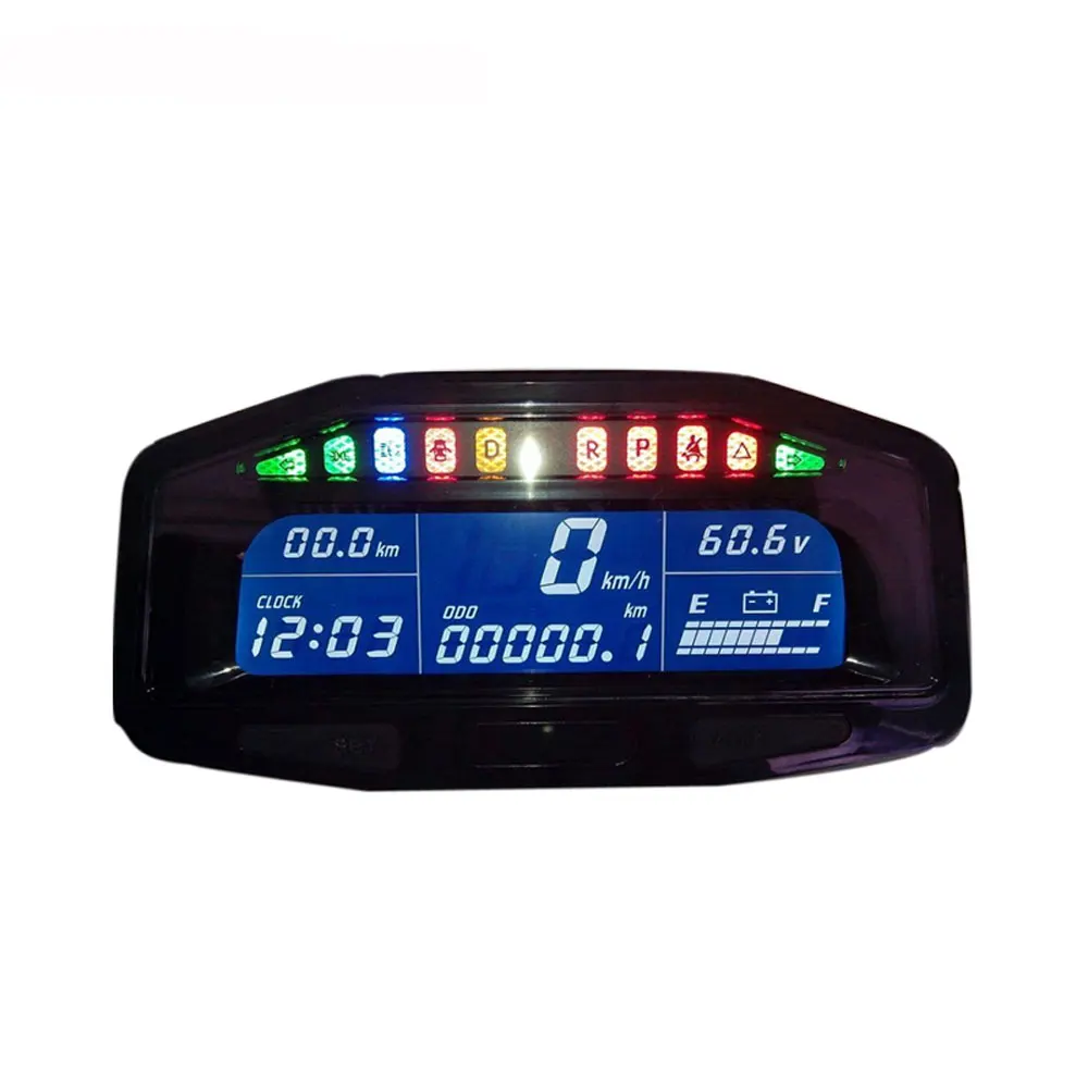 X8-E Electric Motorcycle Digital Speedometer 48V-96V New Condition for E-Car | Hall Sensor Type