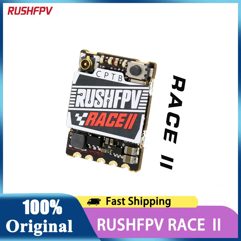 

RUSHFPV TANK RACE II RACE 2 5,8G 48CH PitMode 25 МВт 100 МВт 200 МВт Макс. Регулируемый SmartAudio FPV VTX для дрона FPV