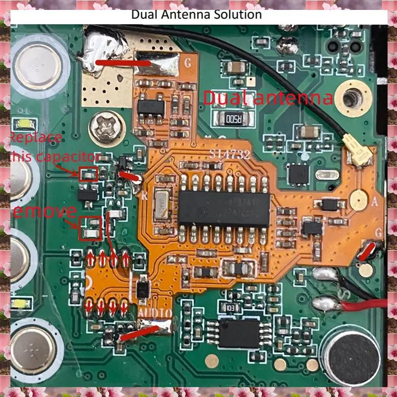 

2025 SI4732 Chip Crystal Oscillator Component Modification Module For Uvk5/K6 FPC PLUS Version For Quansheng UV-K5 UV-K6,SI4732