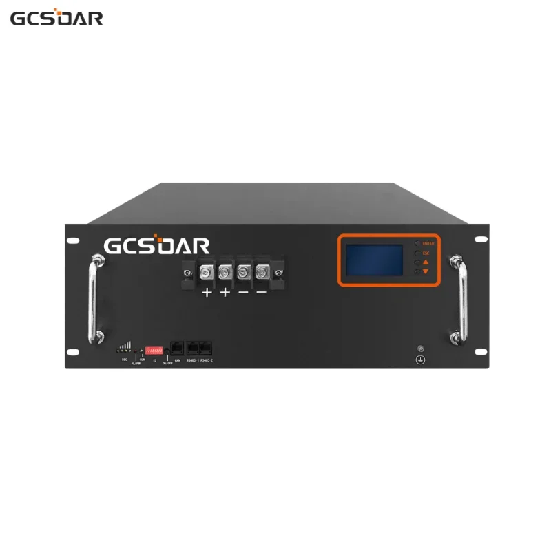 GCSOAR Pv System Battery Pack Rack Type 10kwh 200ah 48v 51.2v Battery For Solar Systems Energy Storage