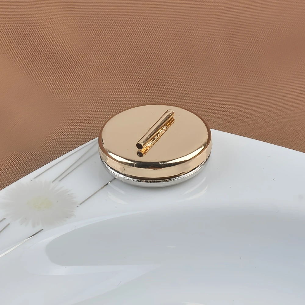 Modische Metall-Magnet-Brosche Ohne Lochbefestigung Einfach Anzubringender Magnetischer Kleider-Accessoire-Schmuck – Detail 4
