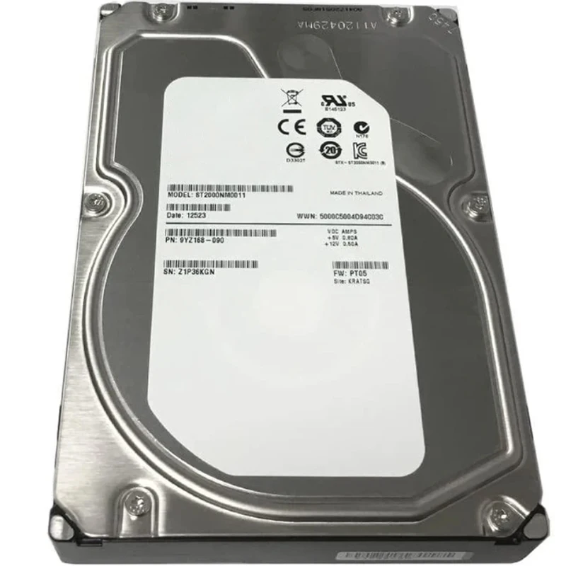 

100%New In box 3 year warranty 2T 7.2K 3.5 64MB SATA ST2000NM0011 Need more angles photos, please contact me