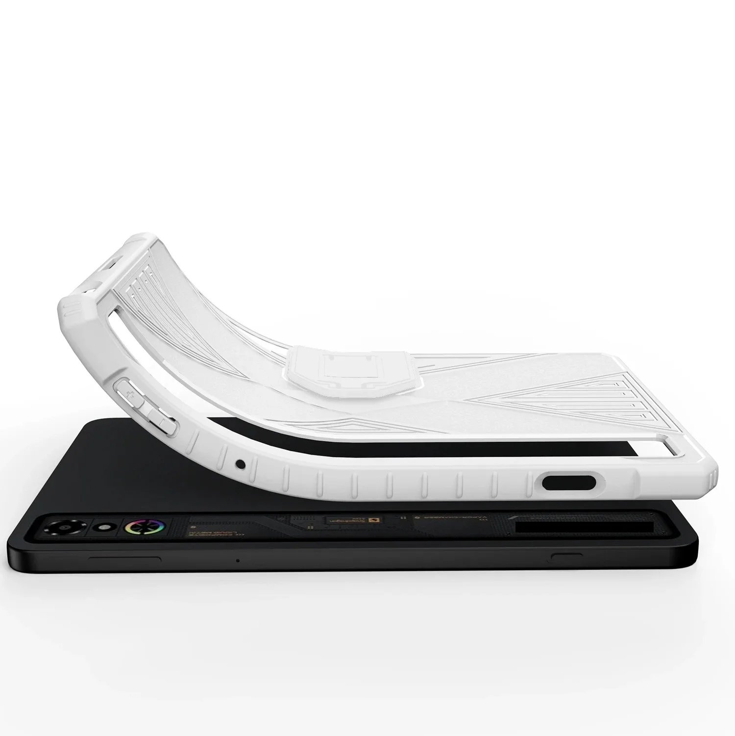 1pc de alta qualidade tpu tablet caso com suporte à prova de choque capa traseira macia anti-risco capa protetora para nubia redmagic 3 pro