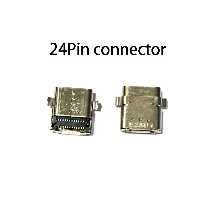1PC Laptop USB Type-C Connector Female Socket 24Pin Patch Tail Plug Power Interface Charging Notebook Computer Notepad Jack