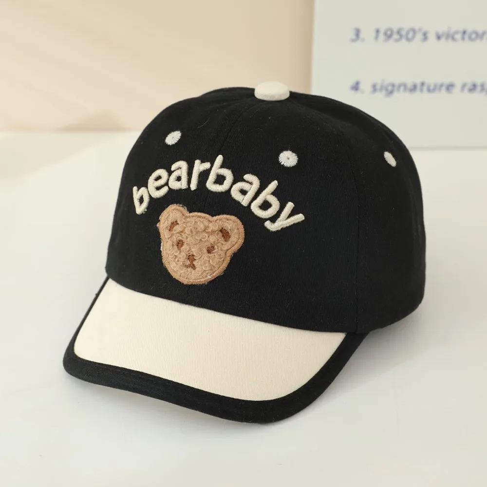 

Cute Corduroy Baby Baseball Cap Adjustable Bear Ear Peaked Caps Sun Protection Cap Autumn Winter