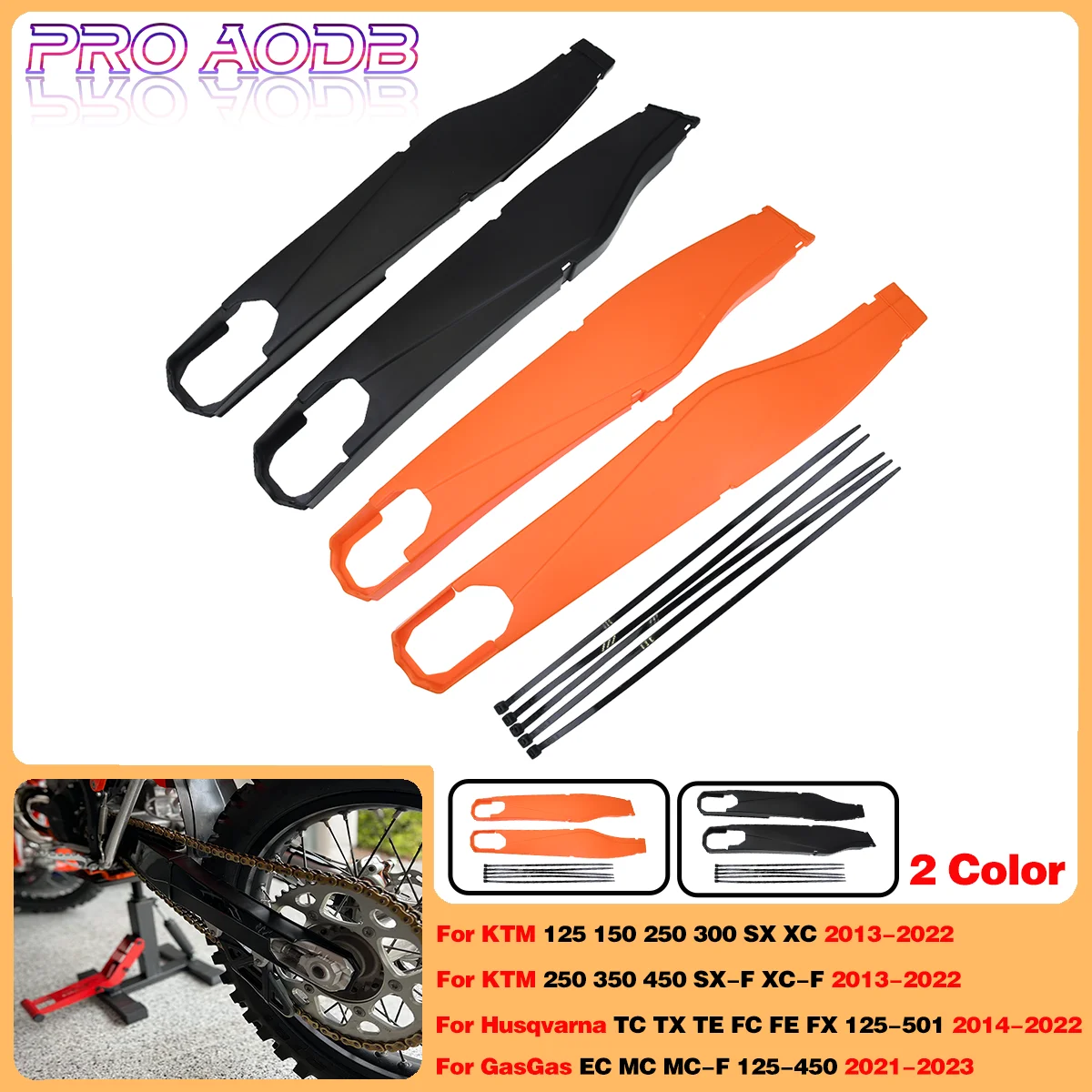 

Motorcycle Swingarm Swing Arm Protector Guard Cover For KTM SX SXF XC XCF 125-450 Husqvarna TC TX TE FC FE FX 125-501 2014-2022